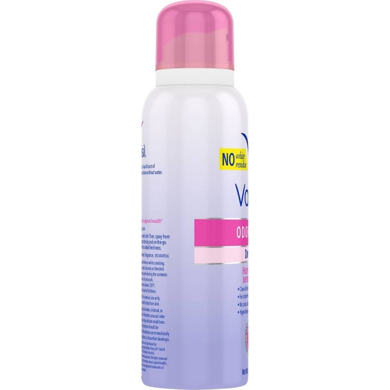Vagisil Odor Block Feminine Dry Wash Deodorant Spray for Women - 2.6oz