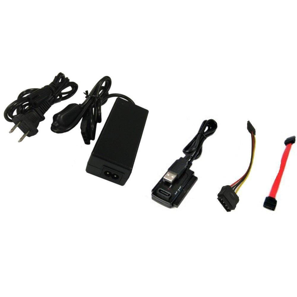 Vantec CB-ISATAU2 SATA/IDE to USB 2.0 Adapter Supports 2.5-Inch, 3.5-Inch, 5.25-Inch Hard Disk Drives (Black)