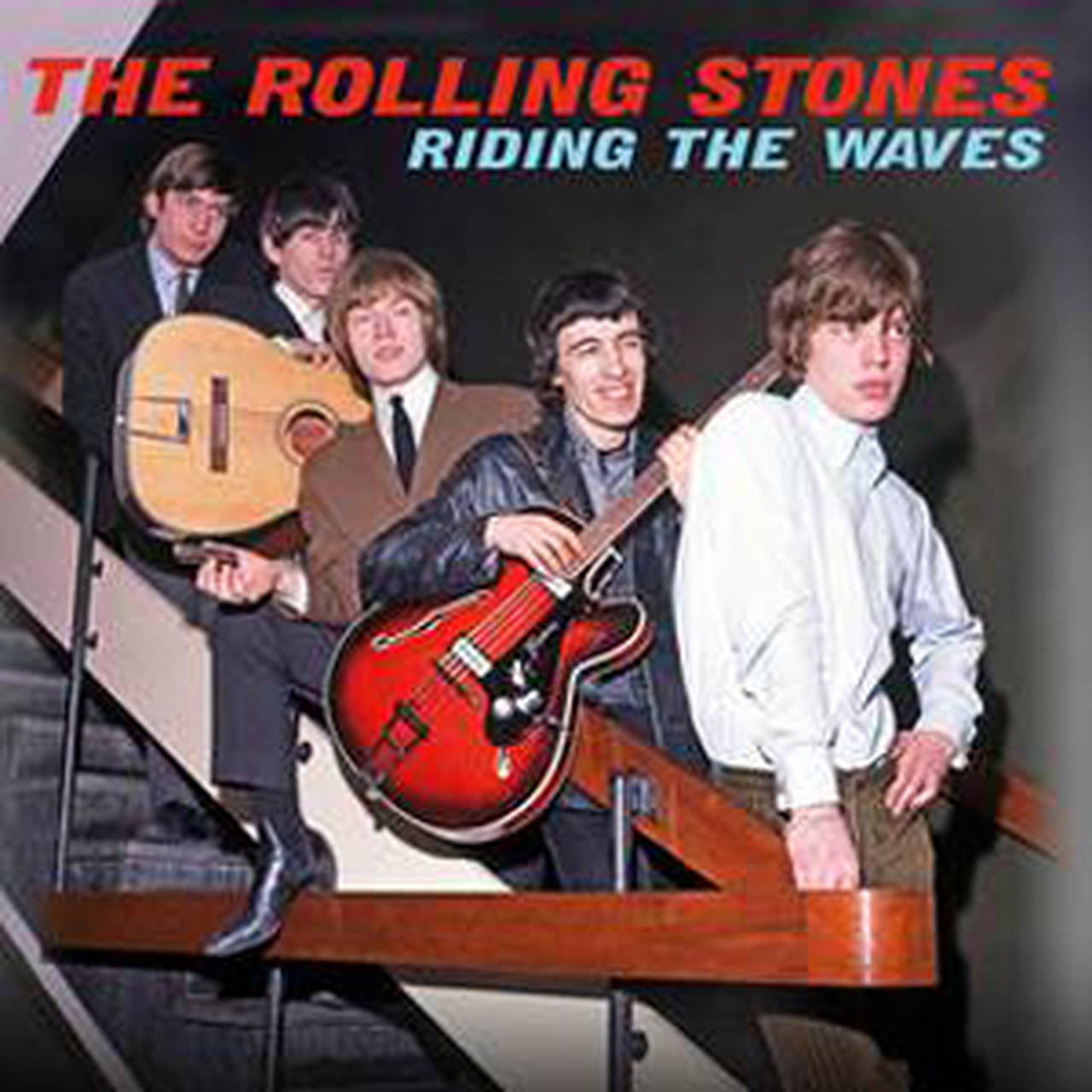 The Rolling Stones Riding the Waves Hand-Numbered Limited Edition 180g Import LP (Red Vinyl)