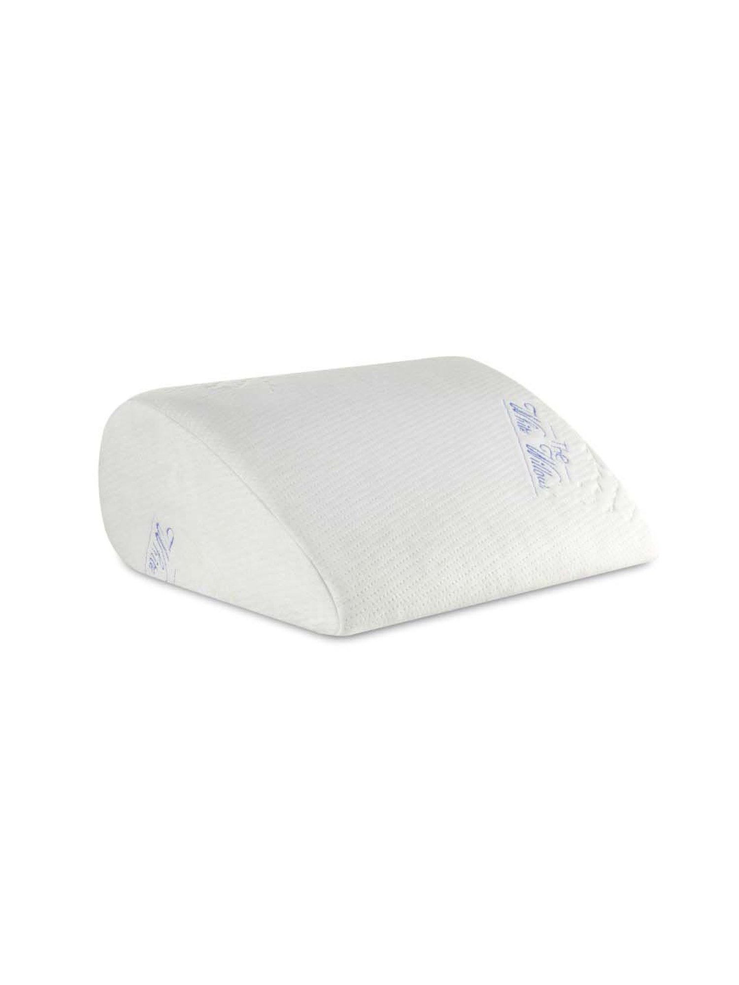 The White Willow White Round Wedge Pillow - Set of 1