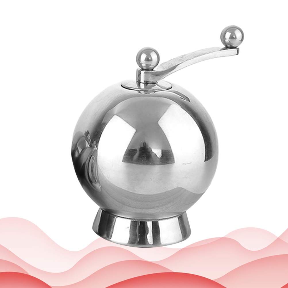 1PC Manual Stainless Steel Pepper Grinder Sea Salt Sichuan Pepper Herbs Crusher Grinding Tool - Size L