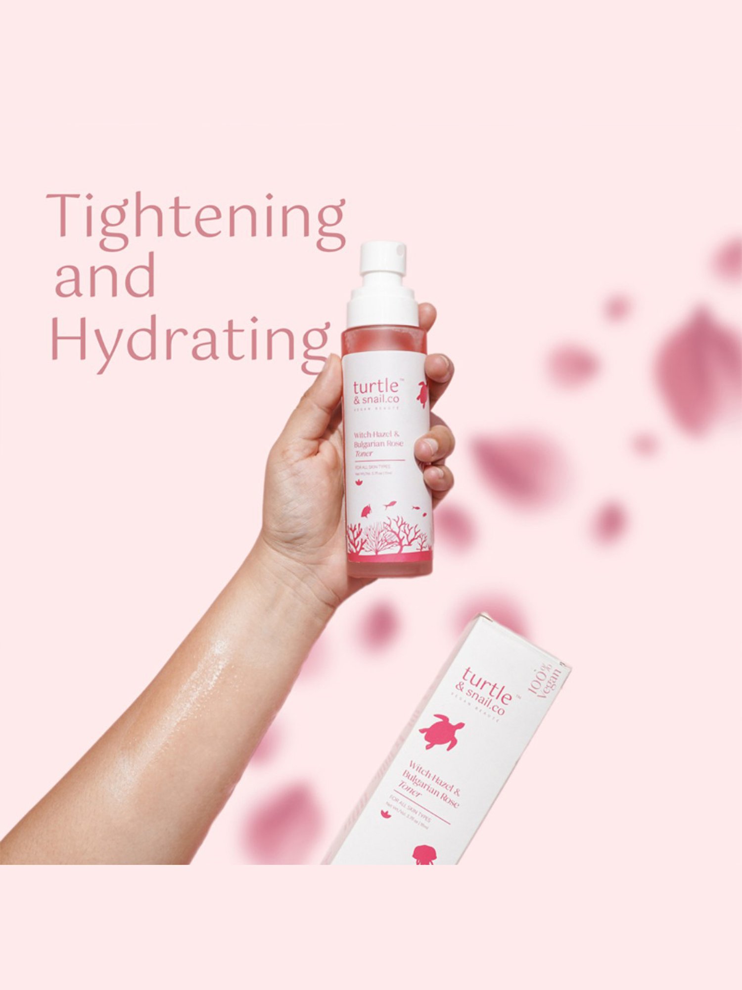 Turtle & Snail.Co Witch-Hazel & Bulgarian Rose Toner - 111 ml