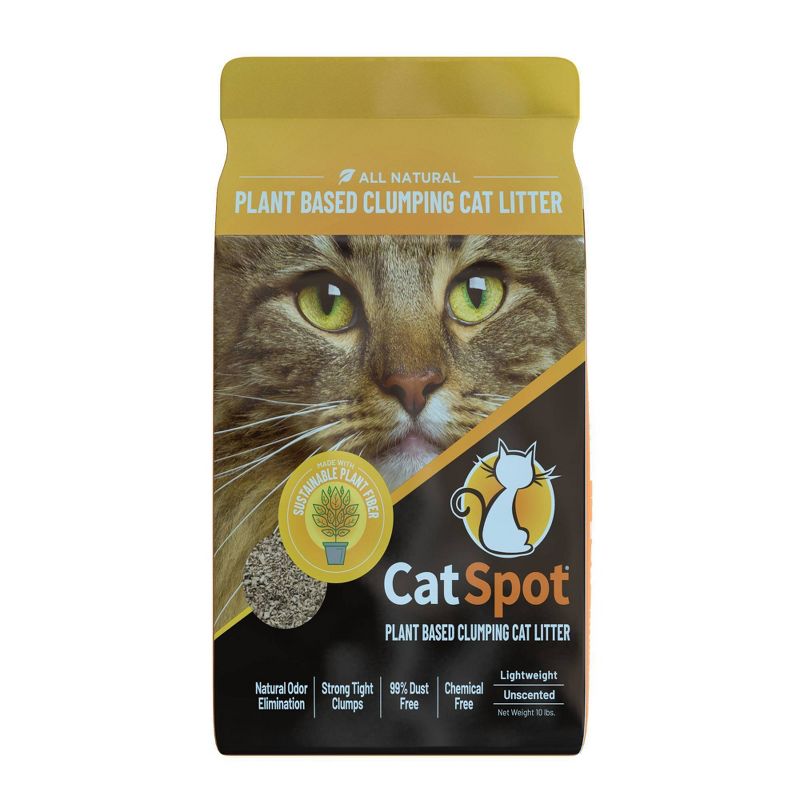 CatSpot All Natural Plant Based Clumping Cat Litter - 10lbs