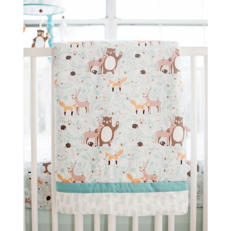 Crib Bedding Set My Baby Sam Aqua