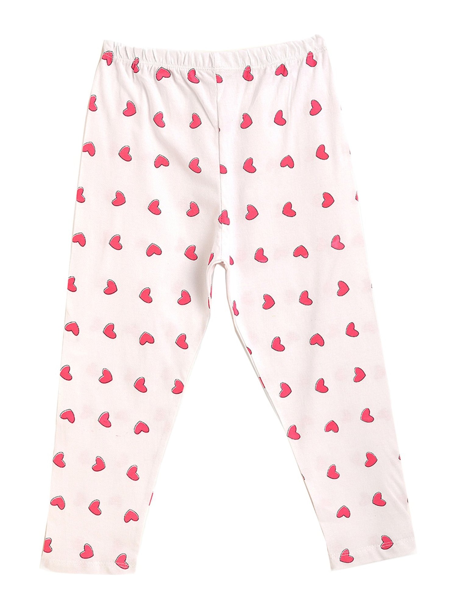 Kids Craft White Cotton Printed T-Shirt & Pants