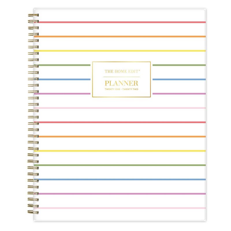 2021-22 Academic Planner 8.5" x 11" Flexible Cover Weekly/Monthly Wirebound Skinny Mini - The Home Edit