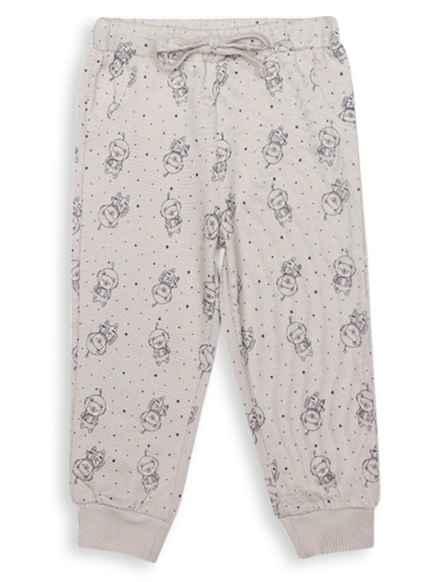 GJ baby Grey Printed T-Shirt with Pants