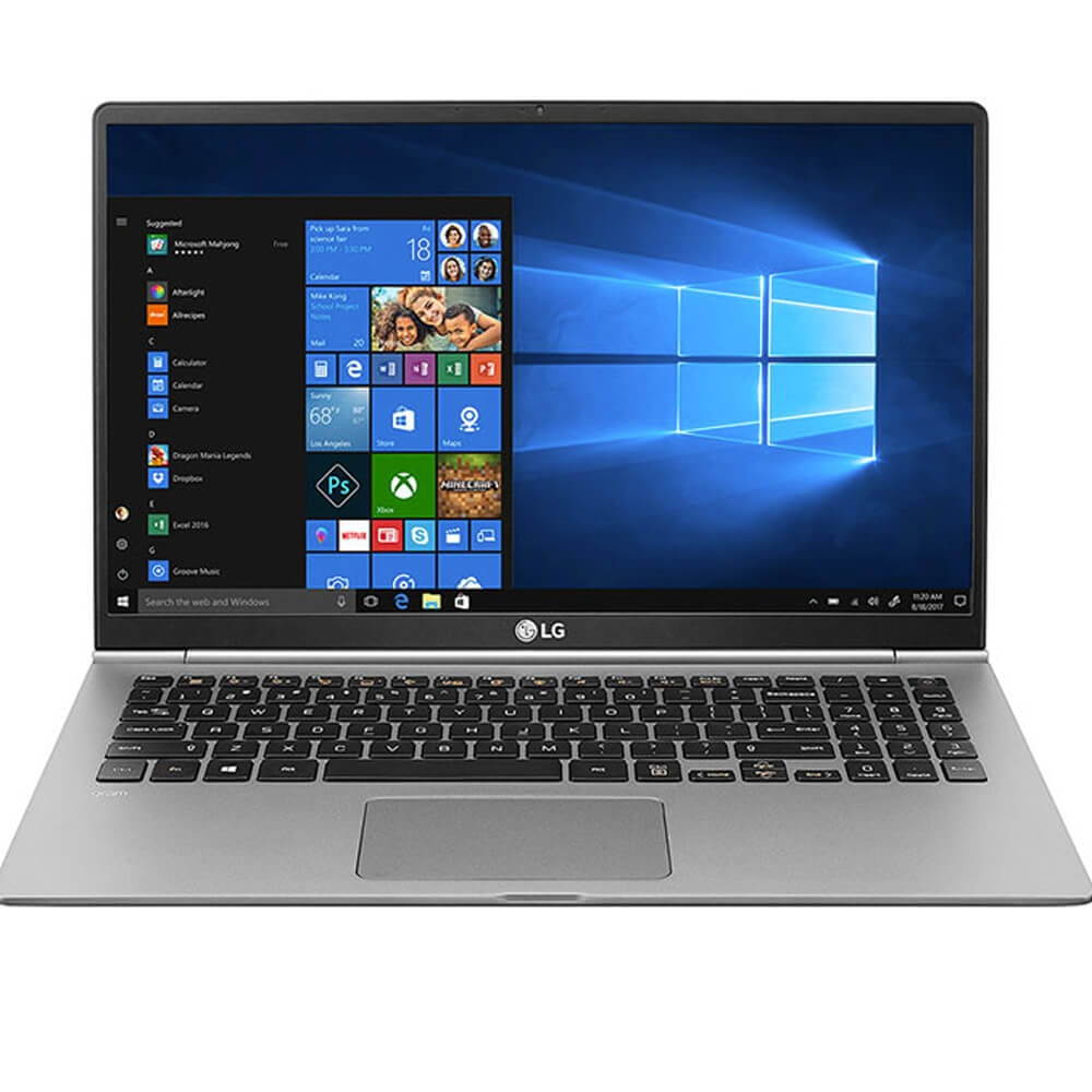 LG gram 15.6" IPS Full HD Touchscreen Notebook Computer, Intel Core i7-8565U 1.80GHz, 16GB RAM, 1TB SSD, Windows 10 Home, Dark Silver