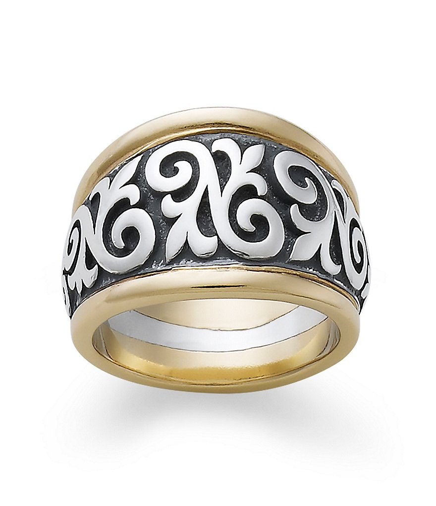 Pompeii3 Antique Yellow Gold 1/2ct Diamond Right Hand Ring - Size 9