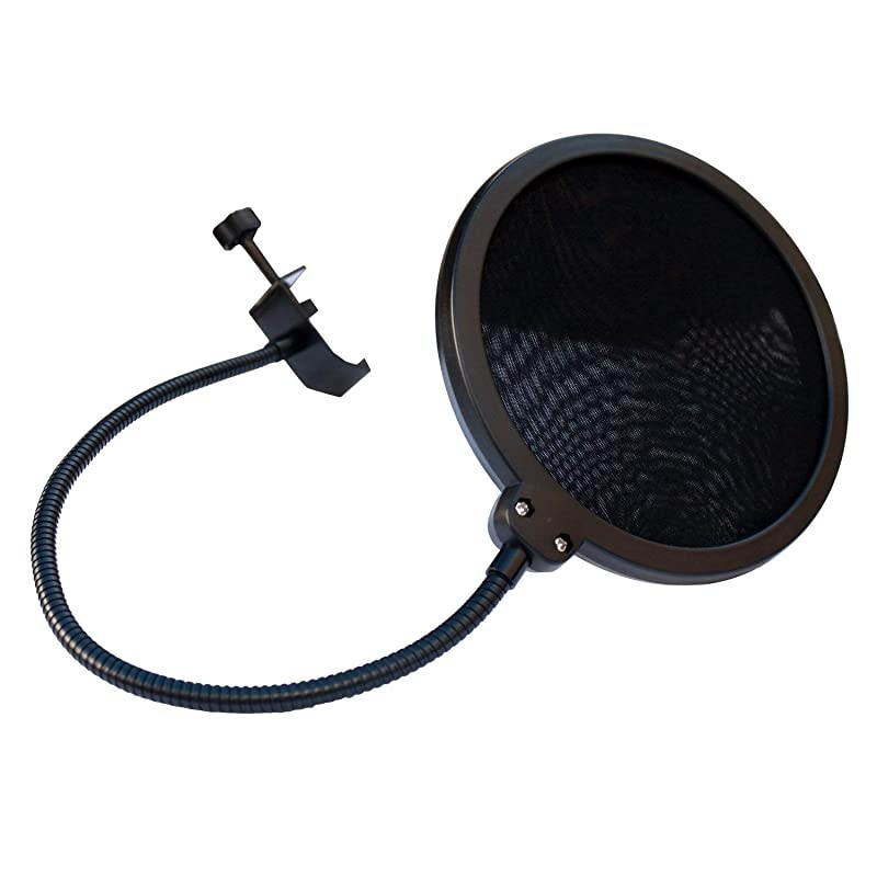 SF101KIT Recording Studio Microphone Isolation Shield with Tripod Stand 4ft to 6ft 6 Height Adjustable Stand Compatible wBlue Yeti AT2020 AKG Rode Microphones EXTRA LARGE