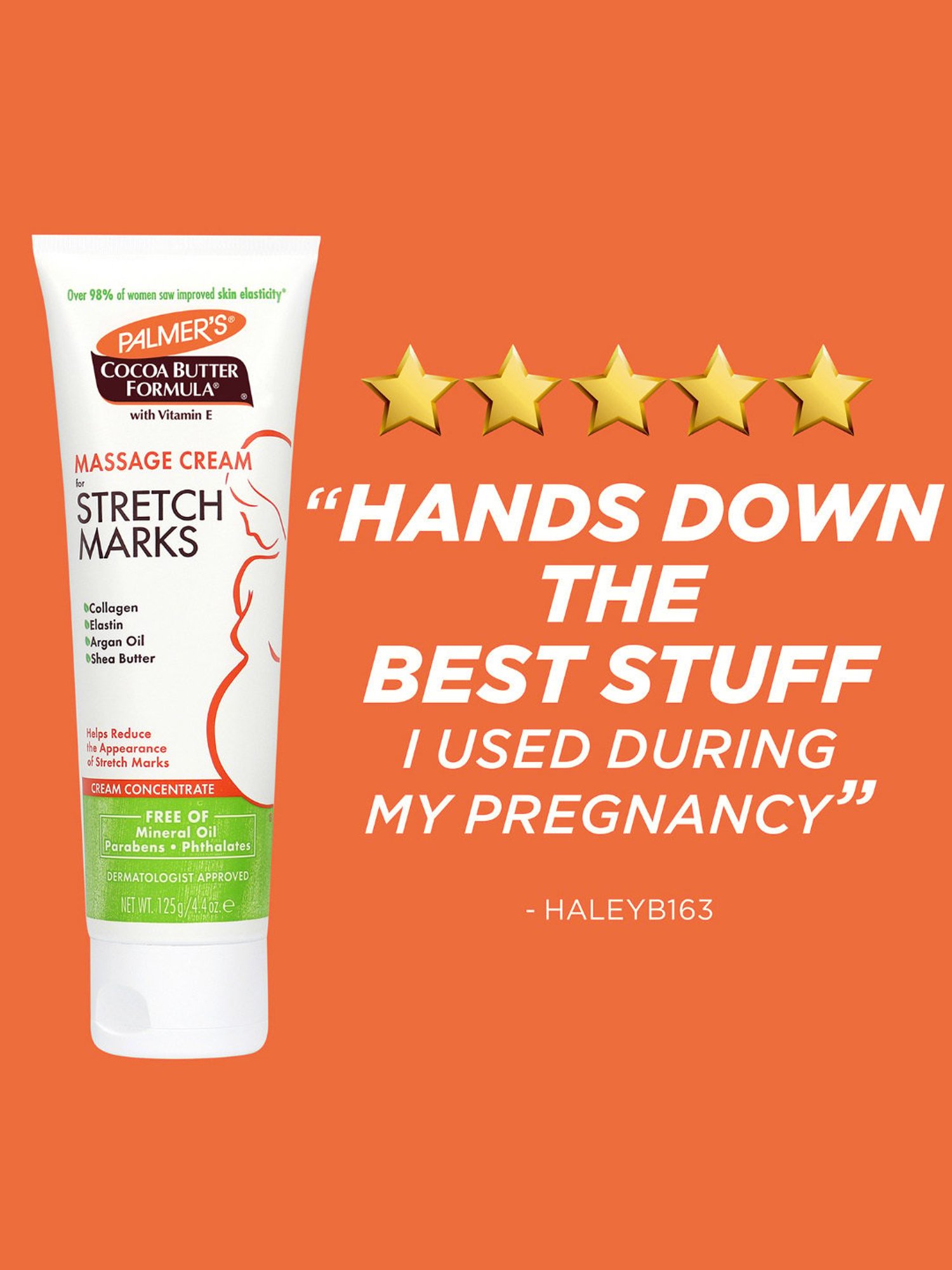 Palmer's Cocoa Butter Formula with Vitamin E Massage Cream for Stretch Marks - 125 gm