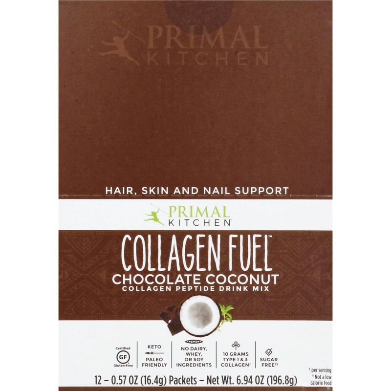 Primal Kitchen Collagen Fuel Supplement Powder - Chocolate - 6.5oz/12pk