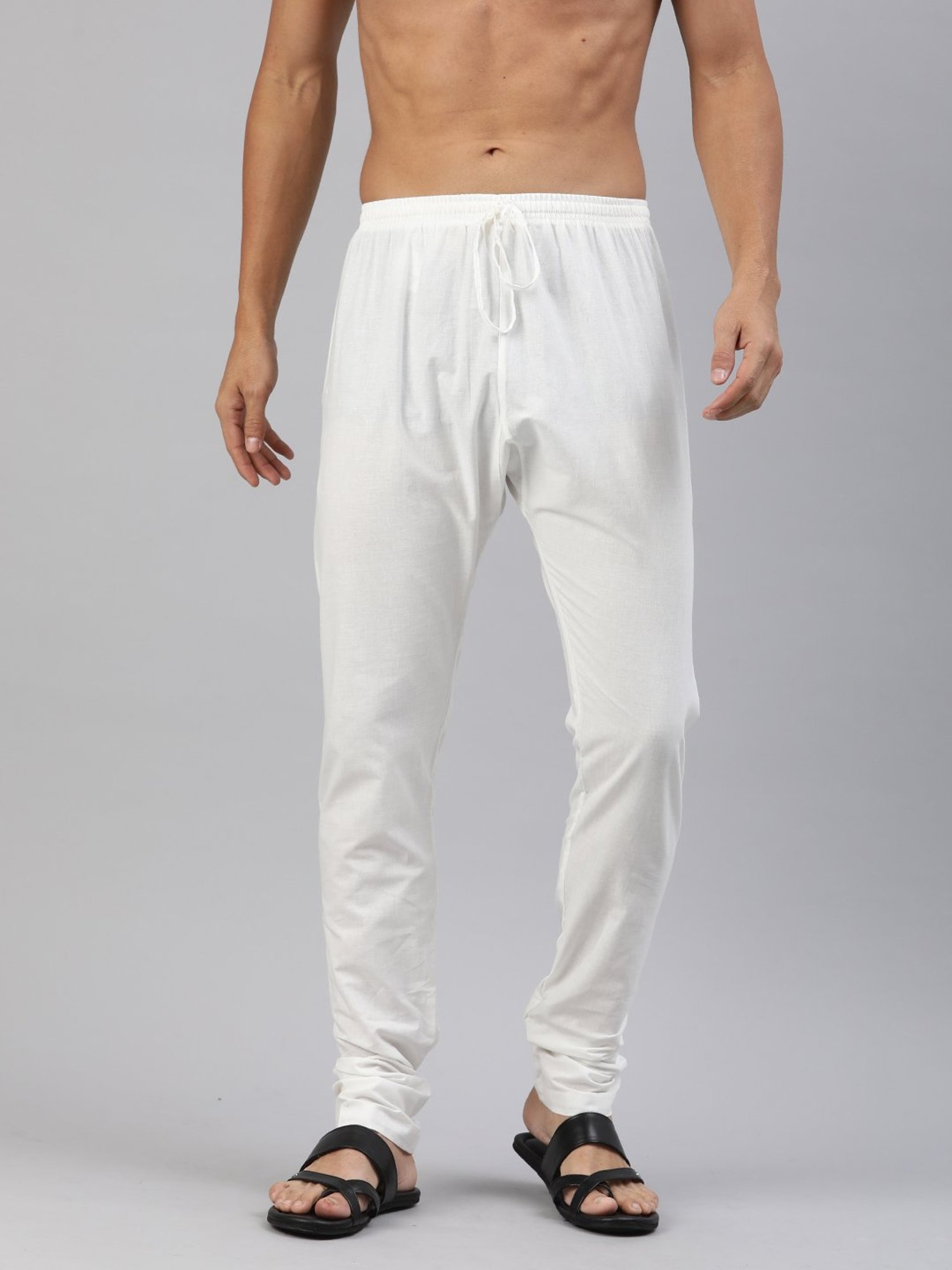 Manthan Cream Regular Fit Churidars