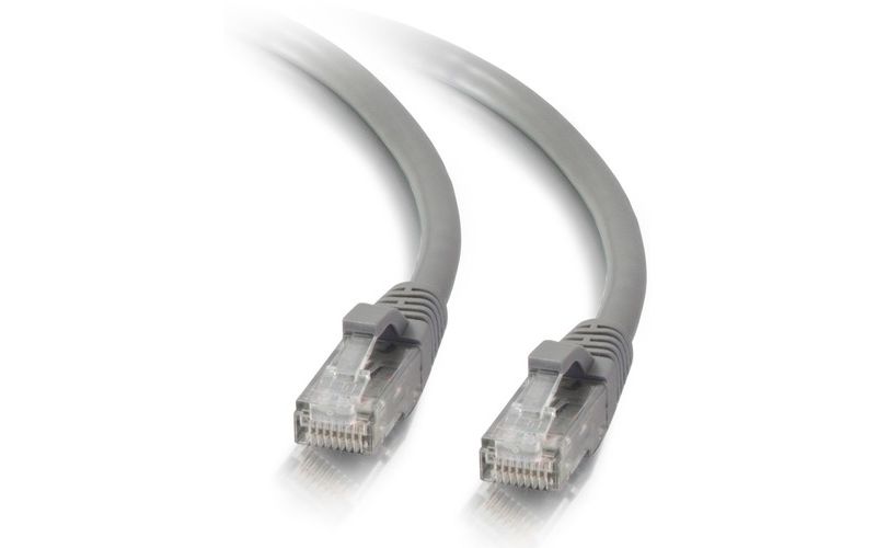 C2G 10ft Cat5e Snagless Unshielded (UTP) Network Patch Ethernet Cable-Gray - Category 5e for Network Device - RJ-45 Male - RJ-45 Male - 10ft - Gray