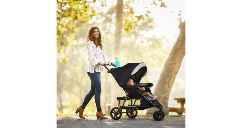 Cybex Eezy S+2 Travel System with Aton 2 Infant Car Seat - Deep Black