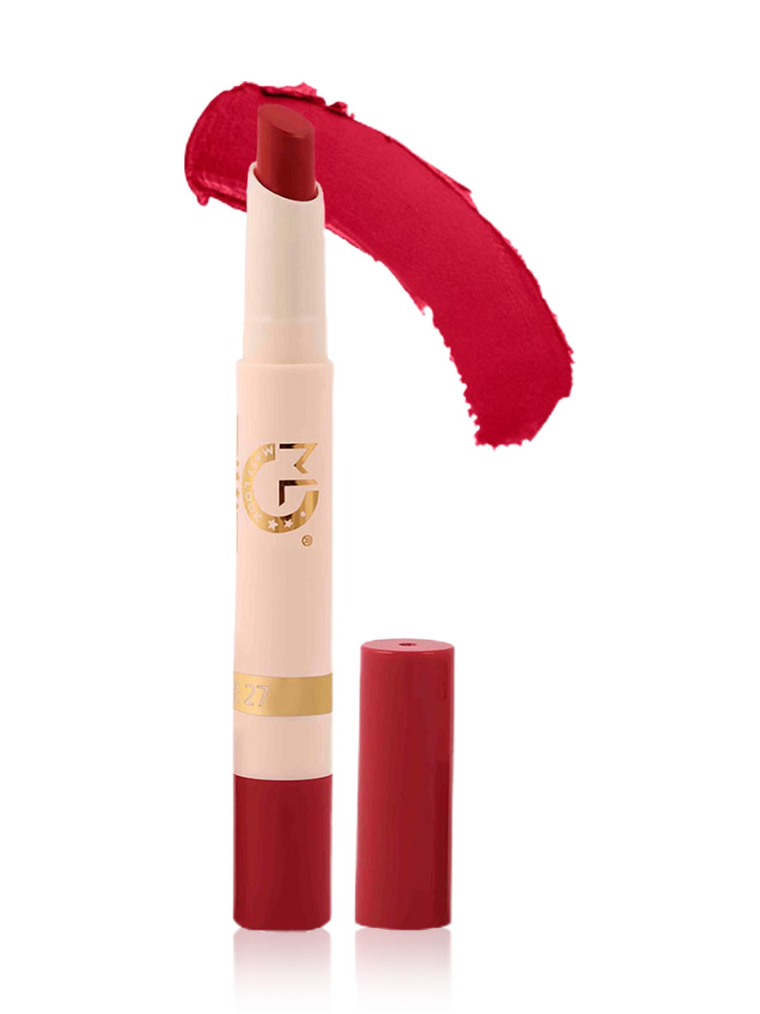 Matt Look Velvet Smooth Non Transfer Lipstick 27 On Fire - 2 gm