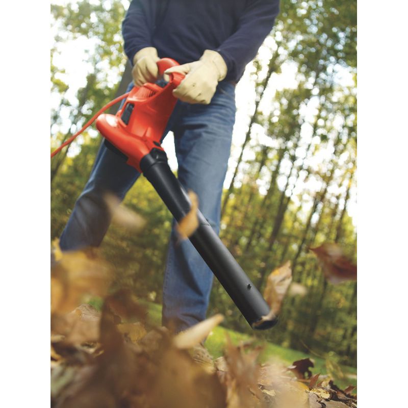 Black & Decker BV6000 12 Amp High Performance Two Speed Handheld Electric Mulcher Blower Vac