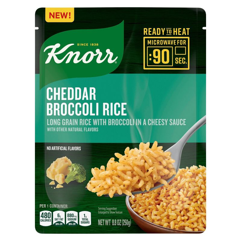 Knorr Ready to Heat Cheddar Broccoli Rice - 8.8oz