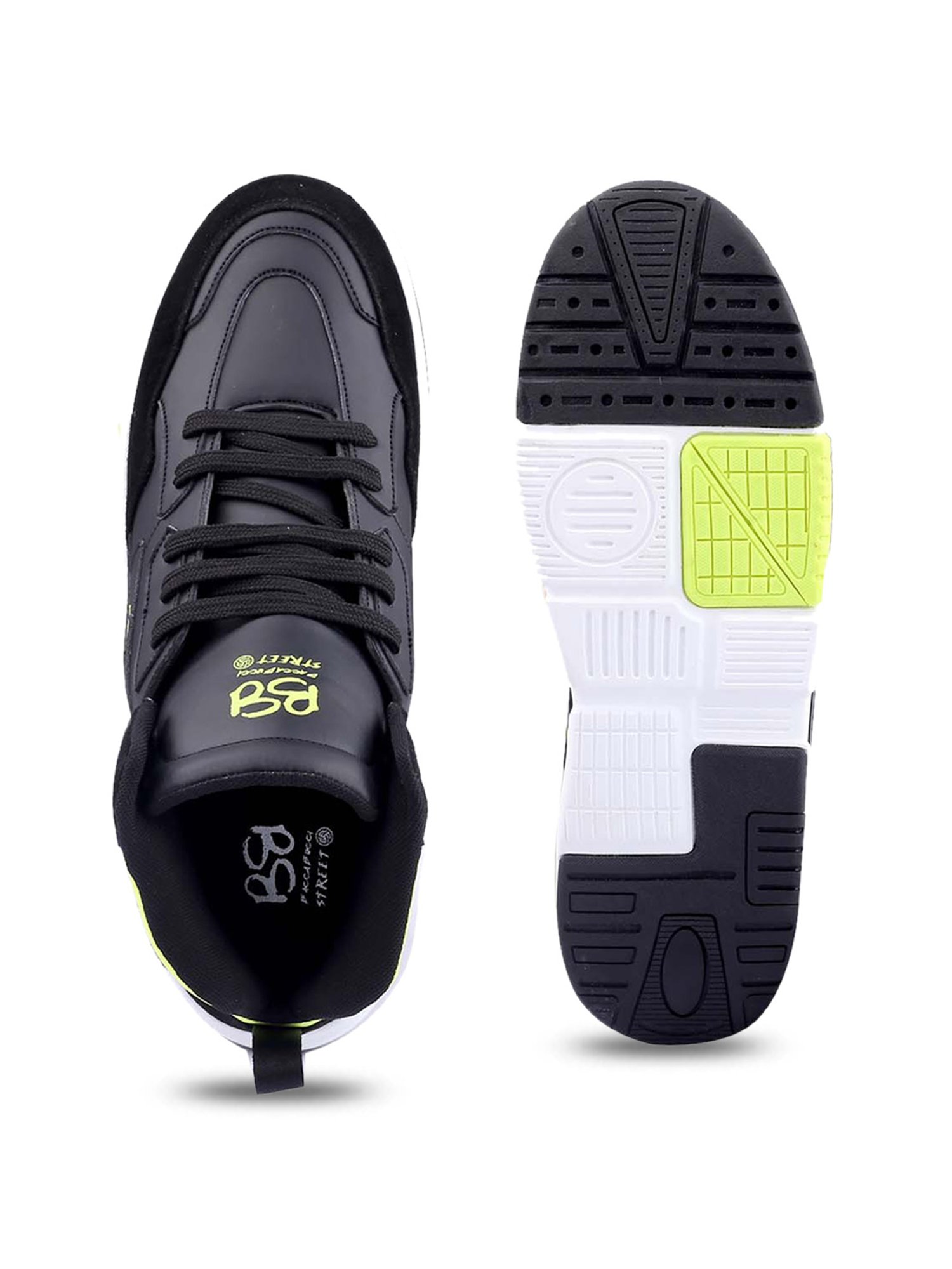 Bacca Bucci Men's VENGEANCE Black Casual Sneakers