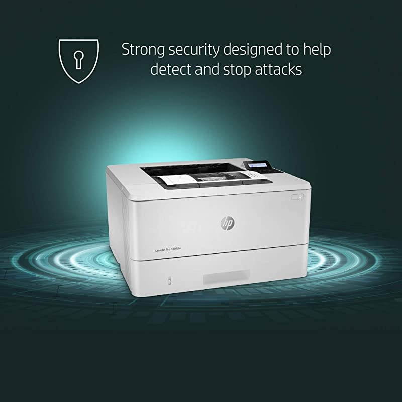 LaserJet Pro M404dw Monochrome Wireless Laser Printer with Double-Sided Printing (W1A56A)