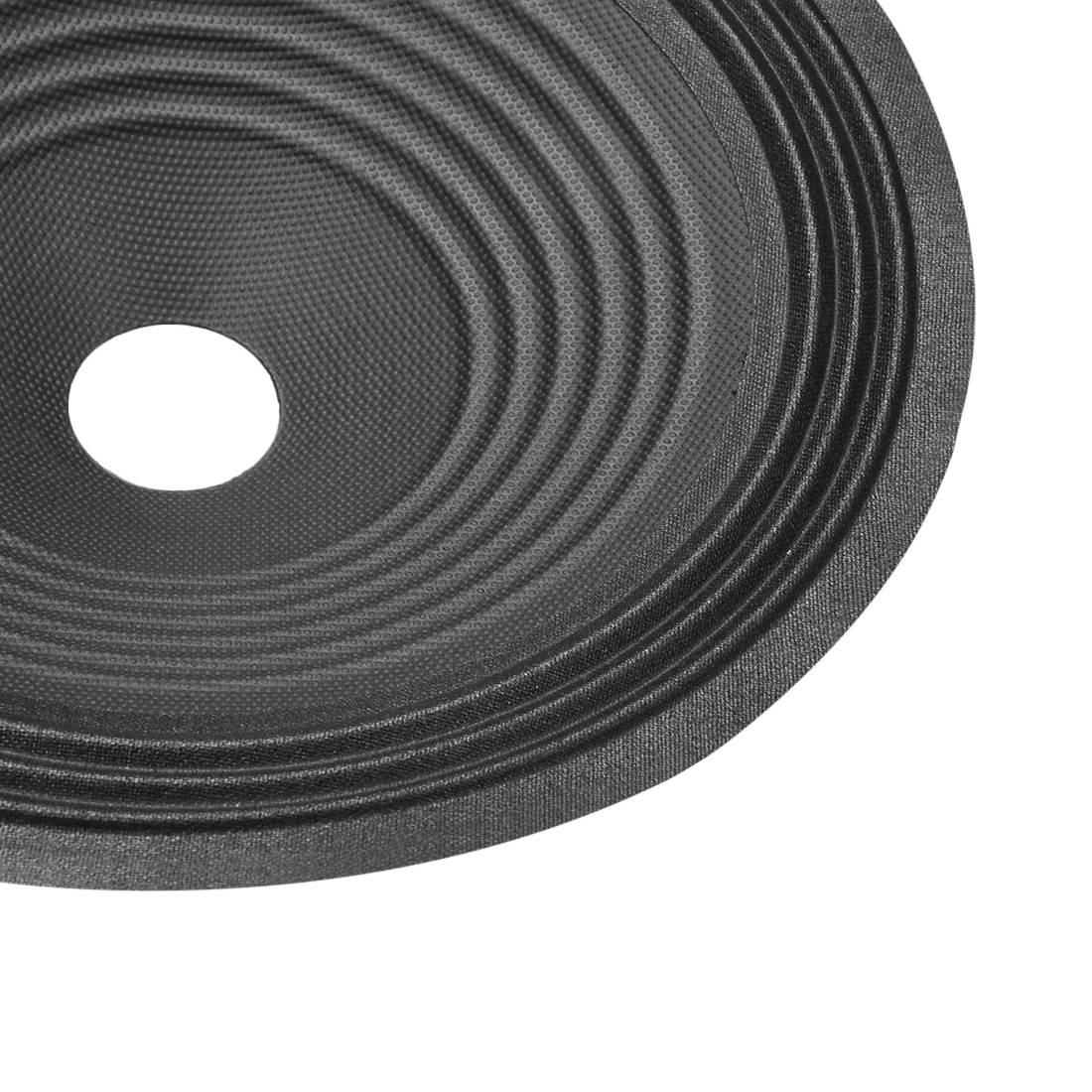8" Paper Speaker Cone Subwoofer Drum Ripple Paper 1" Coil Diameter with 3 Cloth Surround 2 Pcs