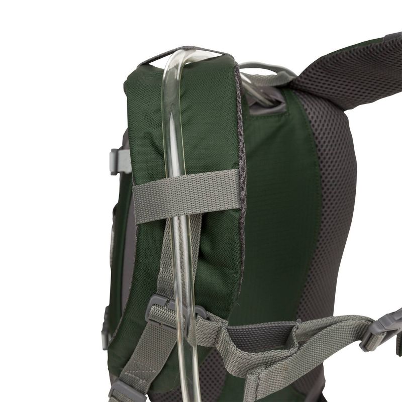 WIB Miami City Slim Backpack for up-to 14.1" Notebook , Tablet, eReader - Green - Twill Polyester - Twill Polyester, Microsuede - Shoulder Strap