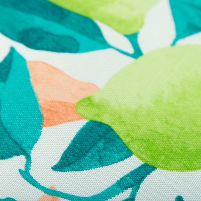 22"x22" Oversize Poly-Filled Lime Indoor/Outdoor Square Throw Pillow Green - Rizzy Home