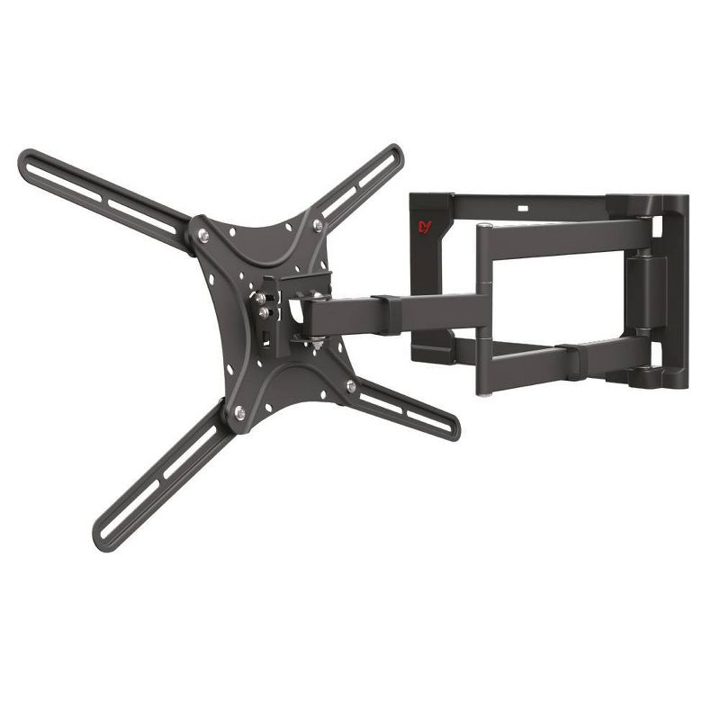 Barkan 13" - 80" 4-Movement Patented to Fit Various Screen Types Flat / Curved TV Wall Mount - Black