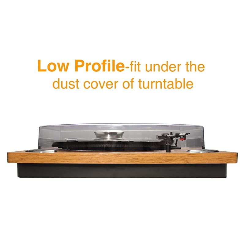 Record Weight Stabilizer by Turntable Weight ClampsLow Profile to Fits Under Dust Cover of Turntable Vinyl Disc LP Record Player Silver