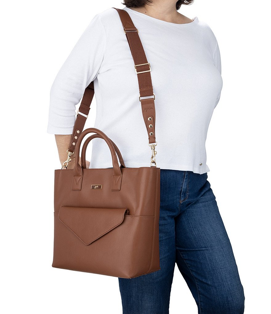 Ju-Ju-Be Eco Leather Zip Top Tote Bag