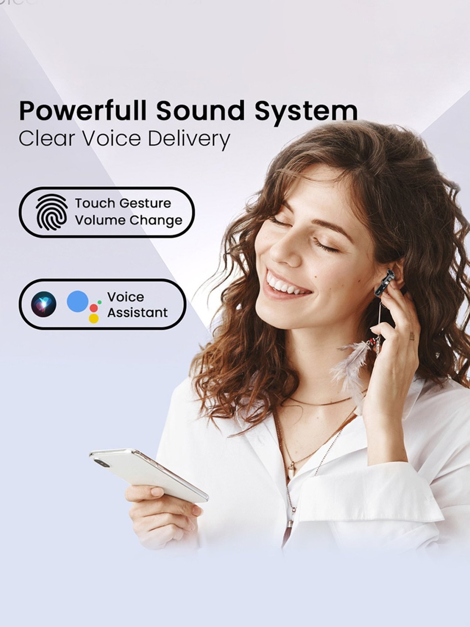 EVM ENBUDS TWS Bluetooth Earbuds with Standby Time Upto 100Hrs, BT V5.3 (Black)