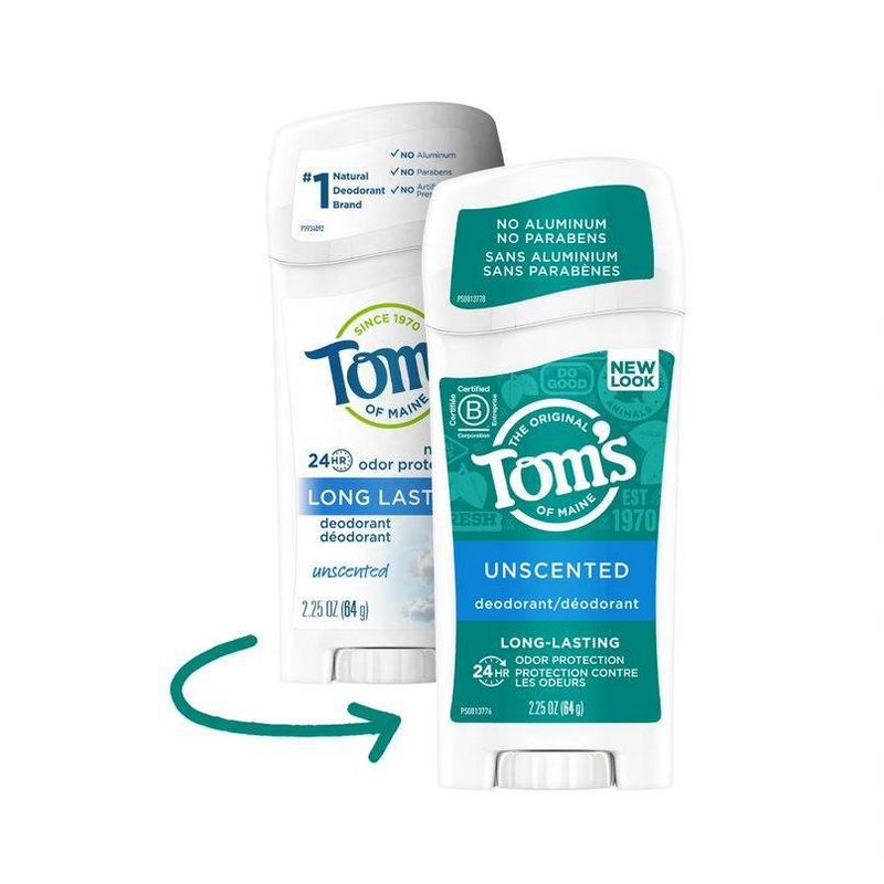 Tom's of Maine Original Care Deodorant Unscented - 2.25oz