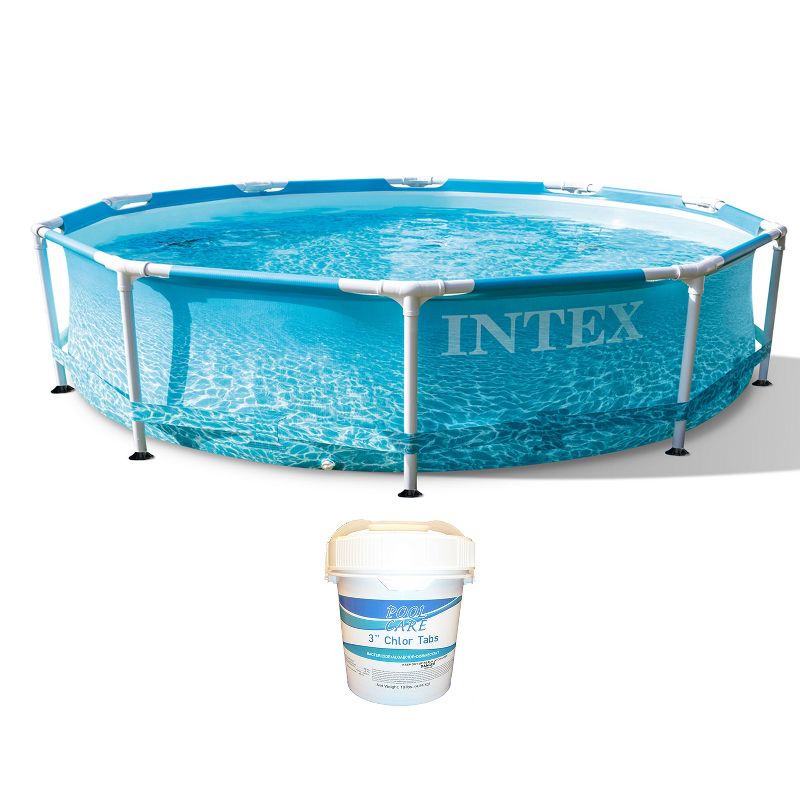 Blue Wave Havana Complete 18' x 52" x 216" Deep Pool Package - Gray