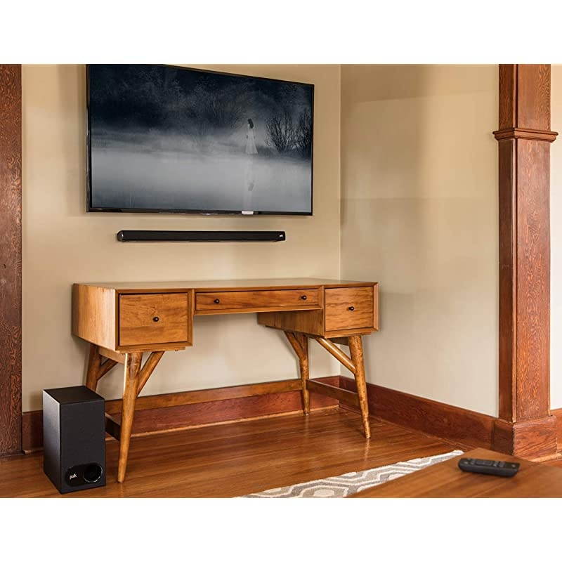 Signa S2 UltraSlim TV Sound Bar | Works with 4K amp HD TVs | Wireless Subwoofer | Includes HDMI amp Optical Cables | Bluetooth Enabled Black