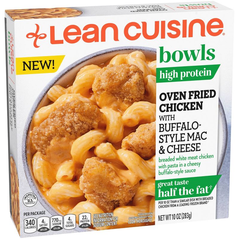 Lean Cuisine Frozen Buffalo Oven Fried Chicken Mac & Cheese Bowl - 10oz