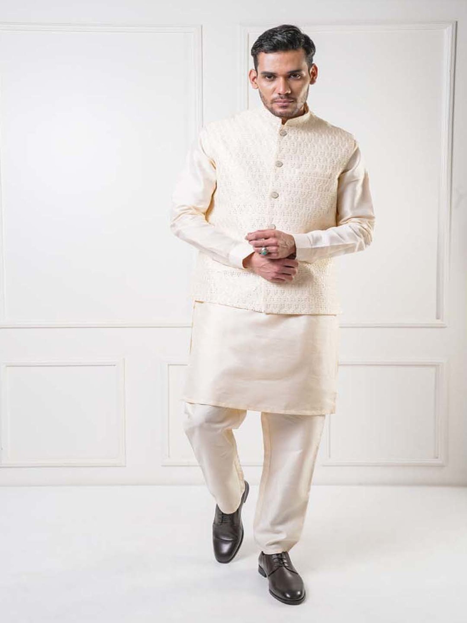 THOMAS CRICK Men's Dark Brown Derby Shoes