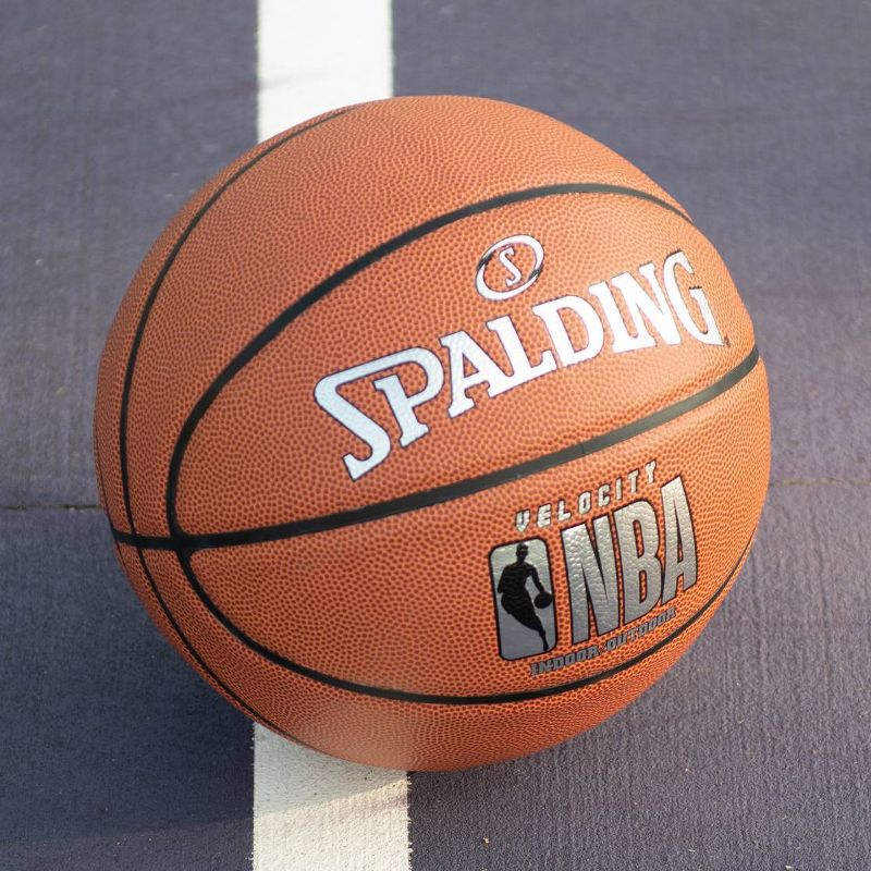 Spalding 29.5" Velocity Basketball - Brown