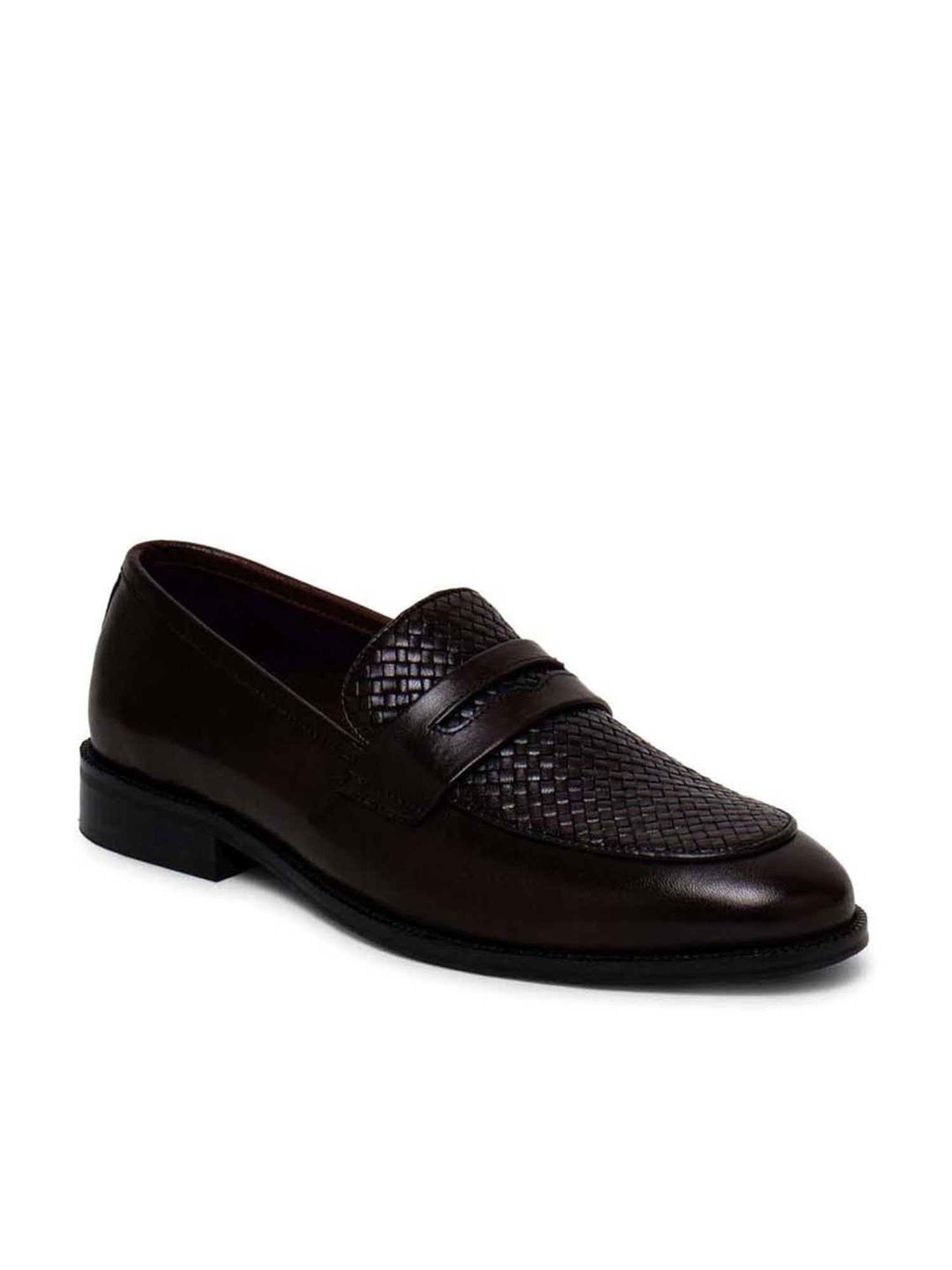 Ezok Men's Chocolate Casual Loafers