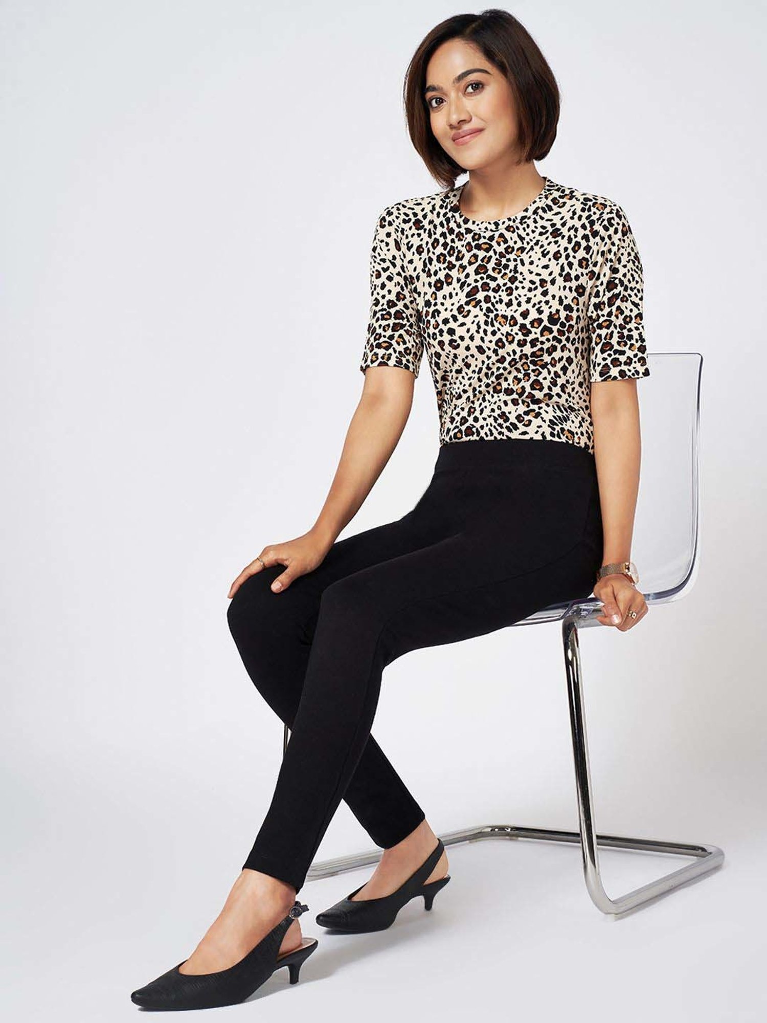 Annabelle by Pantaloons Off-White Printed Top