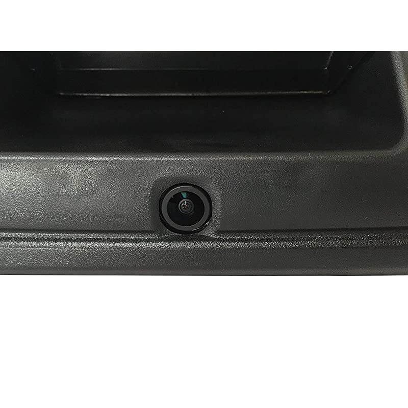 Replacement for Chevrolet Silverado/GMC Sierra (2014-2015) Black Tailgate Handle with Backup Camera