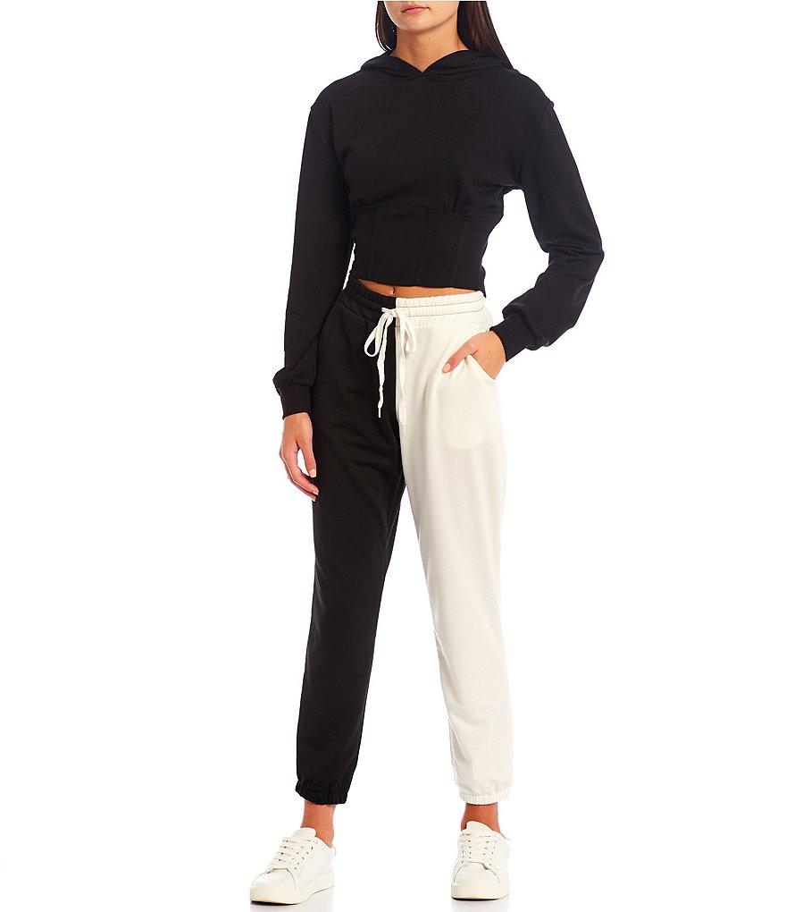 Honey & Sparkle Long Sleeve Corset Hoodie