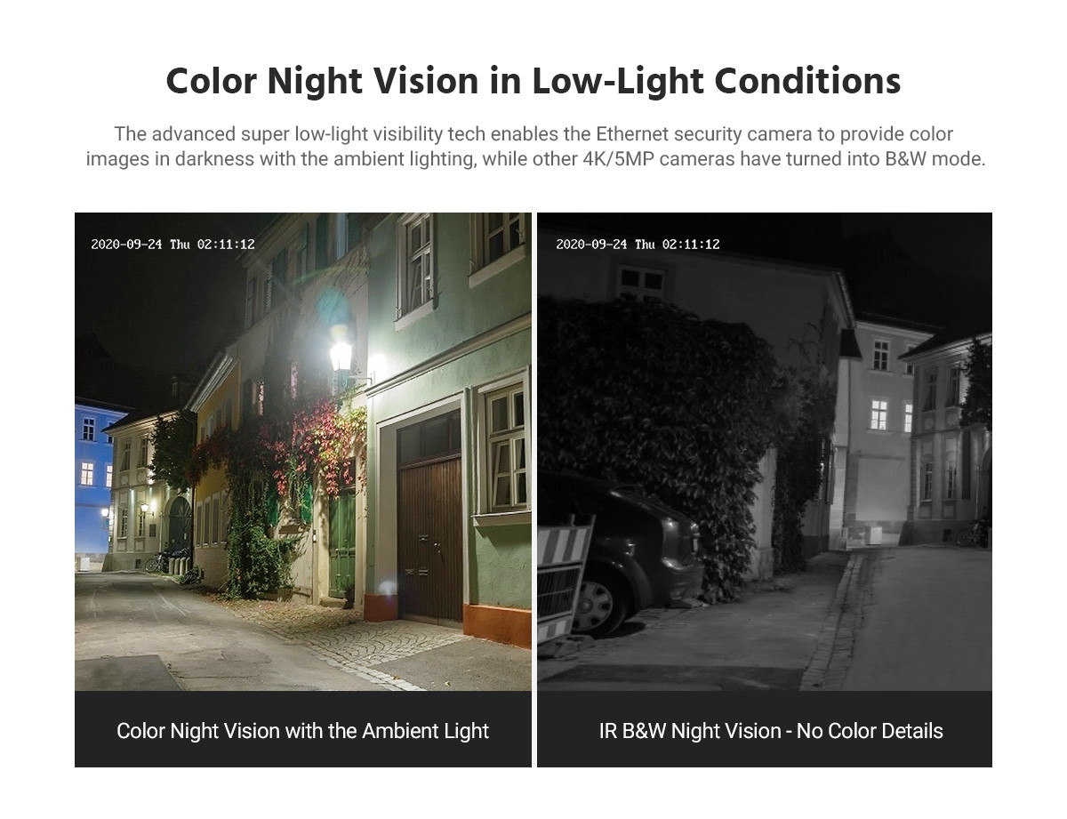 ANNKE 5MP PoE IP Security Camera System with ONVIF Bullet Cameras 6MP NVR 100 ft Color Night Vision Mic Remote Access Smart Motion Alerts IP67 Weatherproof for Outdoor Indoor CCTV Surveillance-NO HDD