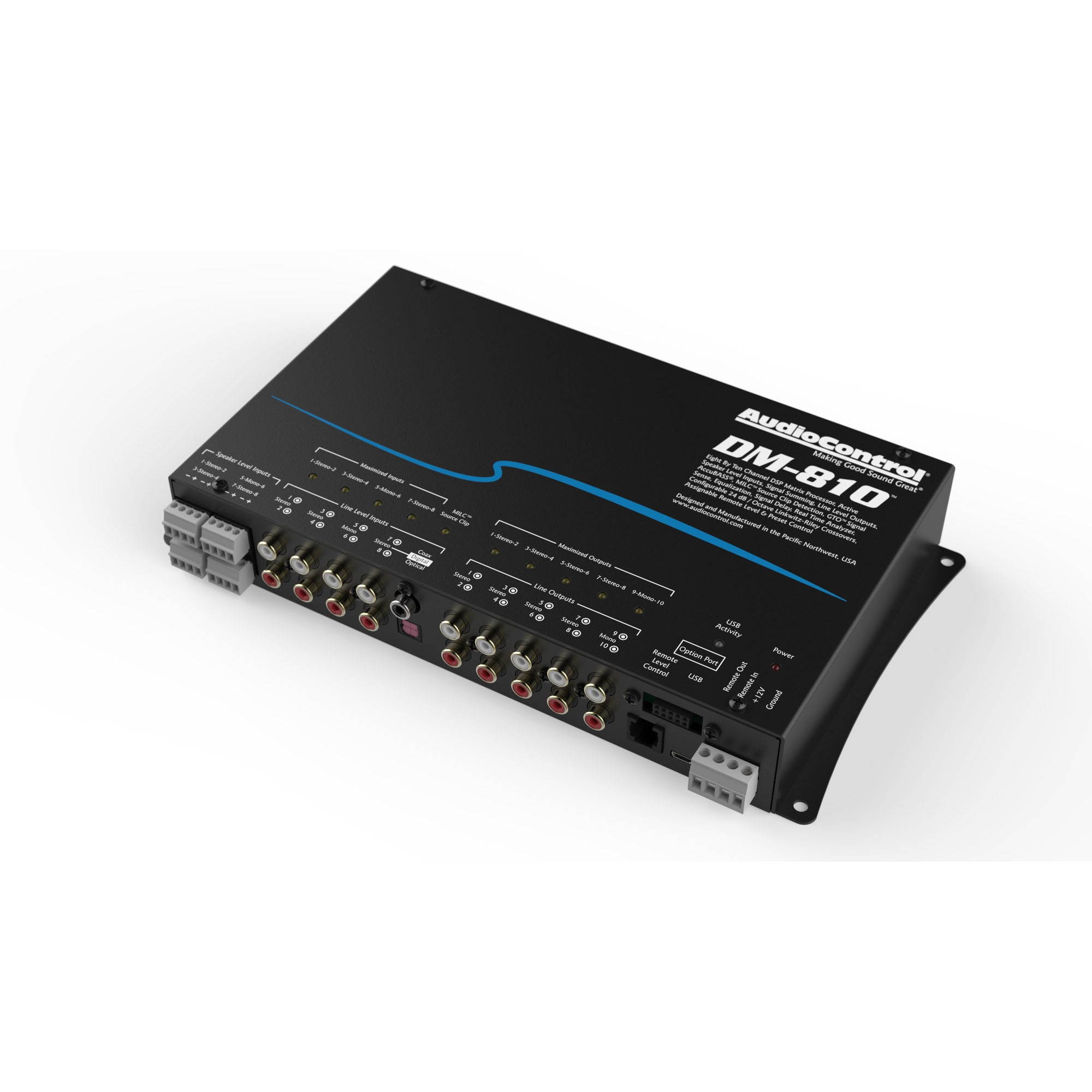AudioControl DM-810 8 By 10 Channel Matrix Digital Signal Processor