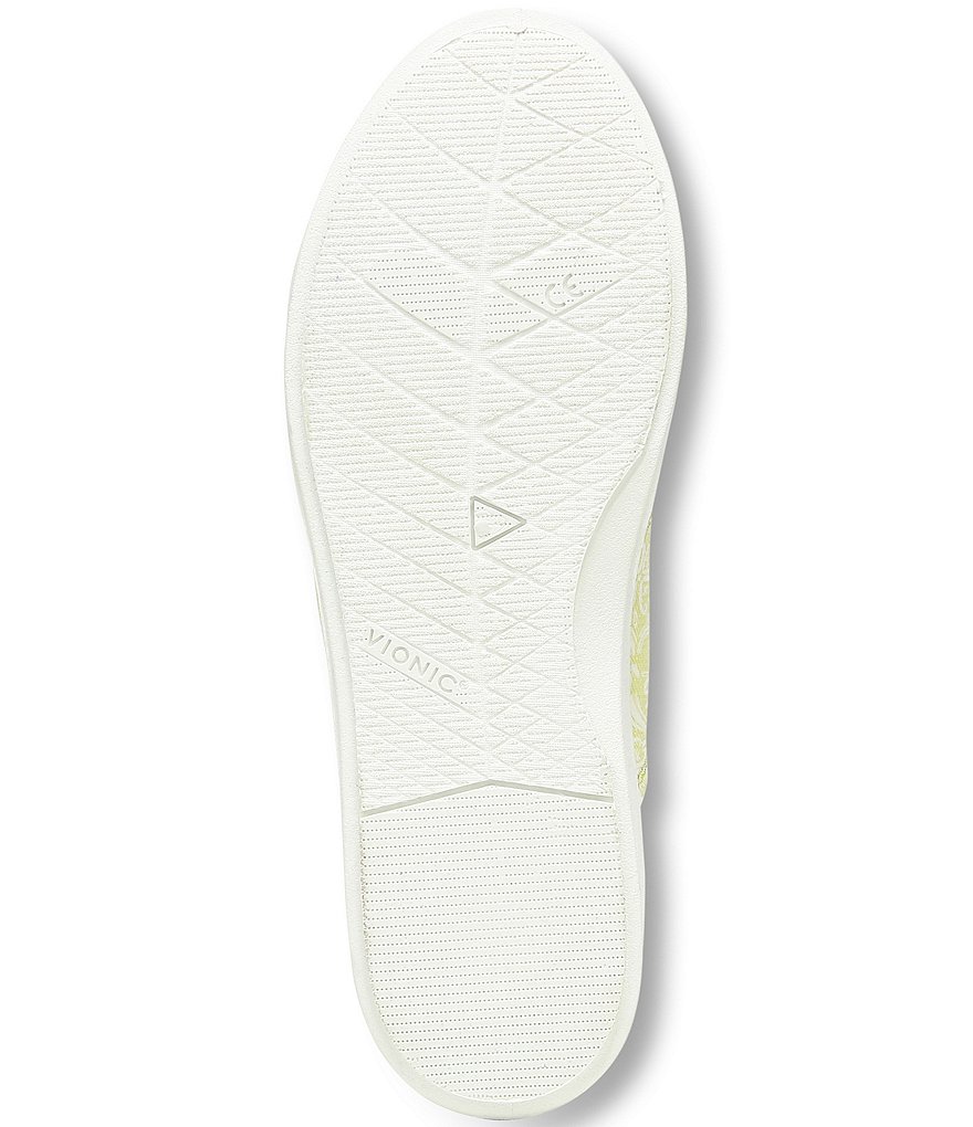 Vionic Pismo Mosaic Print Washable Lace-Up Sneakers