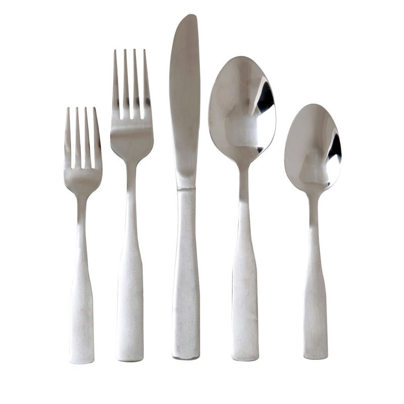41pc Stainless Steel Zehira Frost Silverware Set - Cambridge Silversmiths