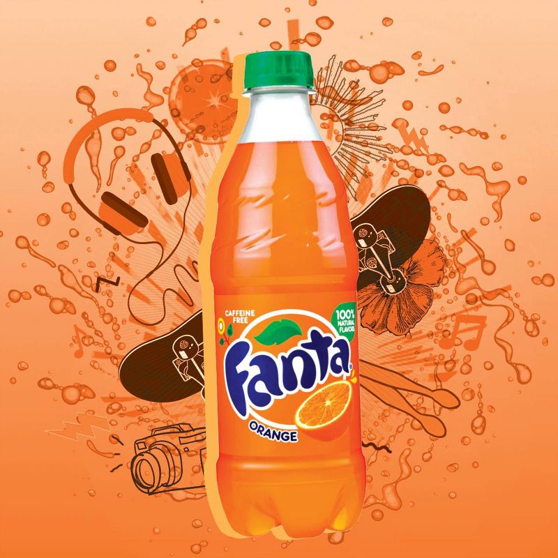 Fanta Orange Soda - 20 fl oz Bottle
