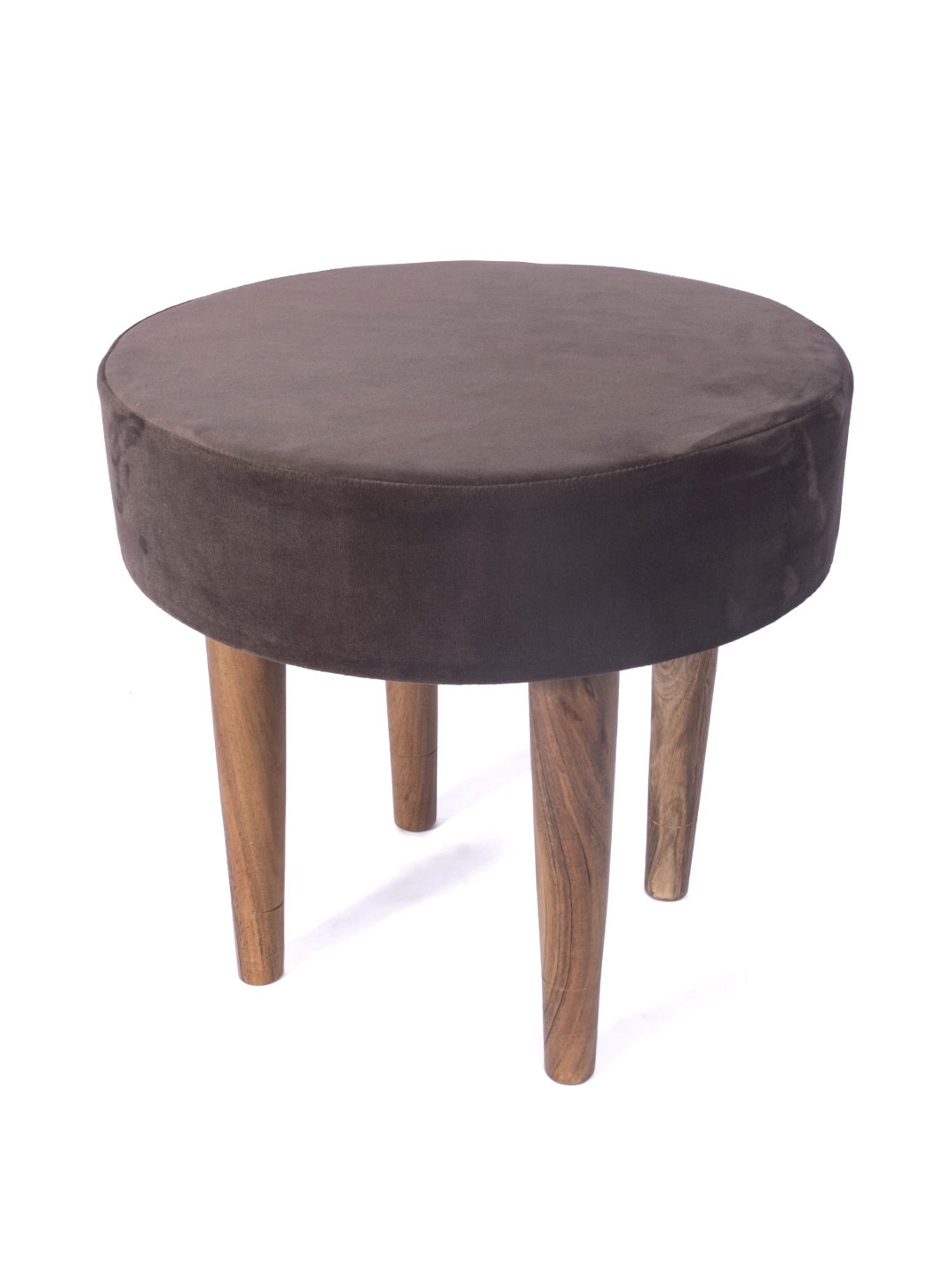 Chumbak Spring Marigold Floral Green Mango Wood Modern Trunk Storage Ottoman