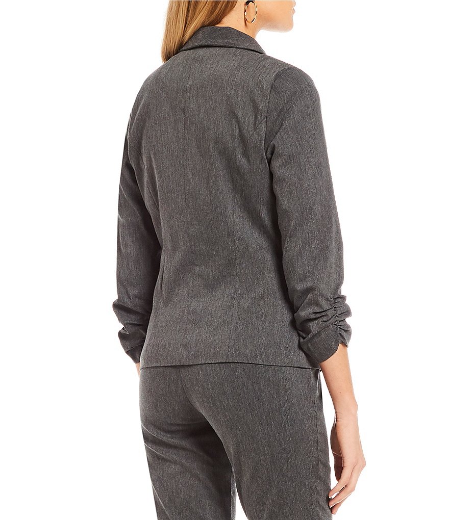 Takara Ruched-Sleeve Coordinating Suiting Jacket