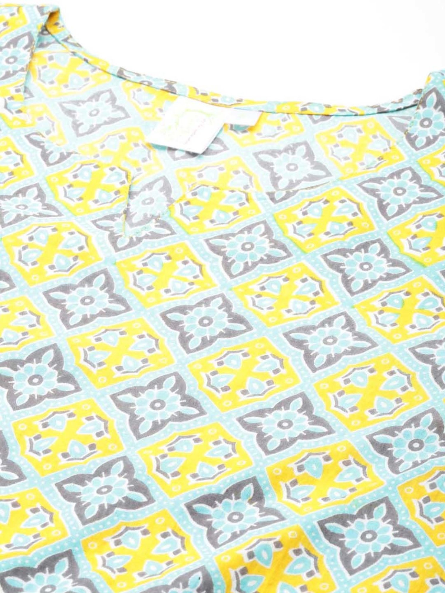 Prakrti Multicolored Cotton Printed Top Pant Set