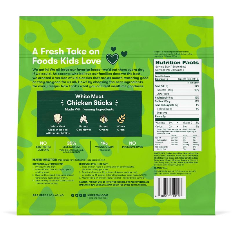 Kidfresh Fun-omenal Chicken Sticks Value Pack - 13.4oz